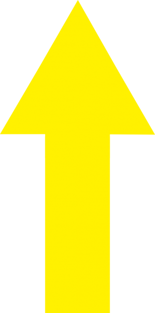 Yellow Up Arrow Png PNG images