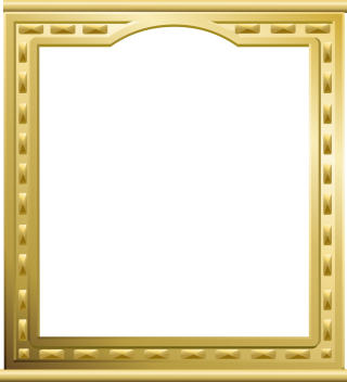 Gold-plated Video Frame Photo PNG images