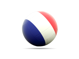 Volleyball Flag Icon Of France PNG images