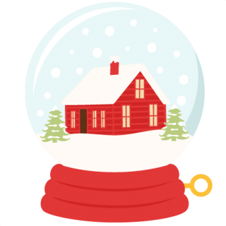 Snow Globe, Winter House Png PNG images