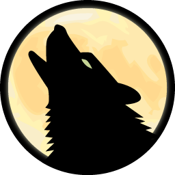 Howling Wolf Icon PNG images