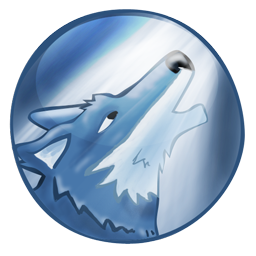 Wolf Icon Blue Moon PNG images