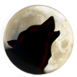 Wolf On Moon PNG images