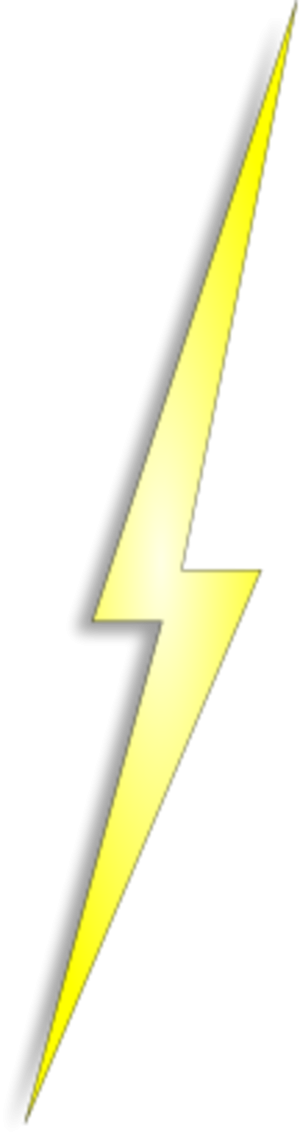 Yellow Lightning Electricity Bolt Thunder Lightning PNG images