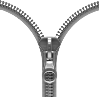 Large Opened Zipper PNG images