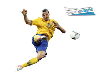 Zlatan Ibrahimovic, Yellow Tshirt, Football Png PNG images