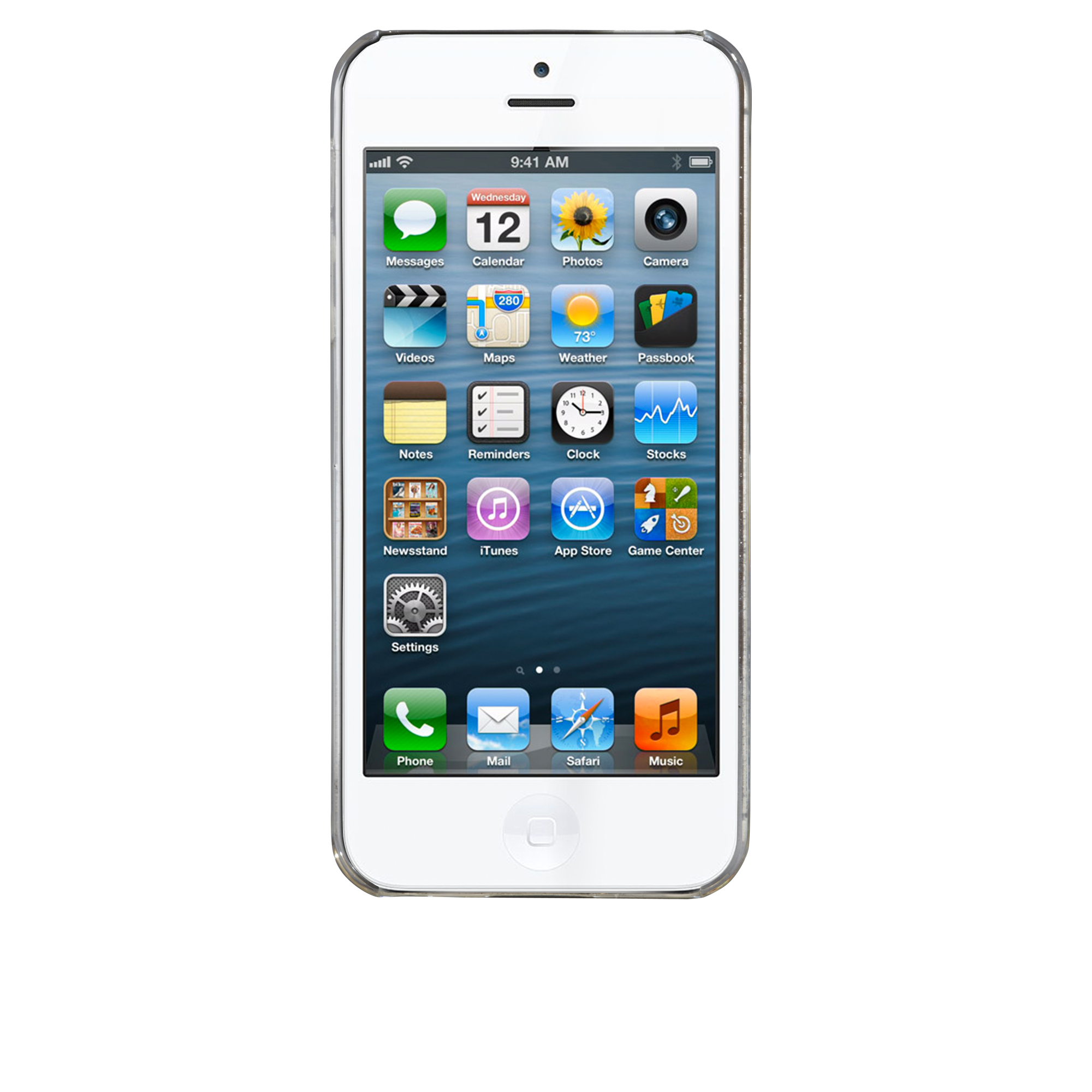 Download White Apple iPhone 6 PNG Image for Free
