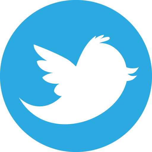 Twitter Basic Round Social Icon Logo