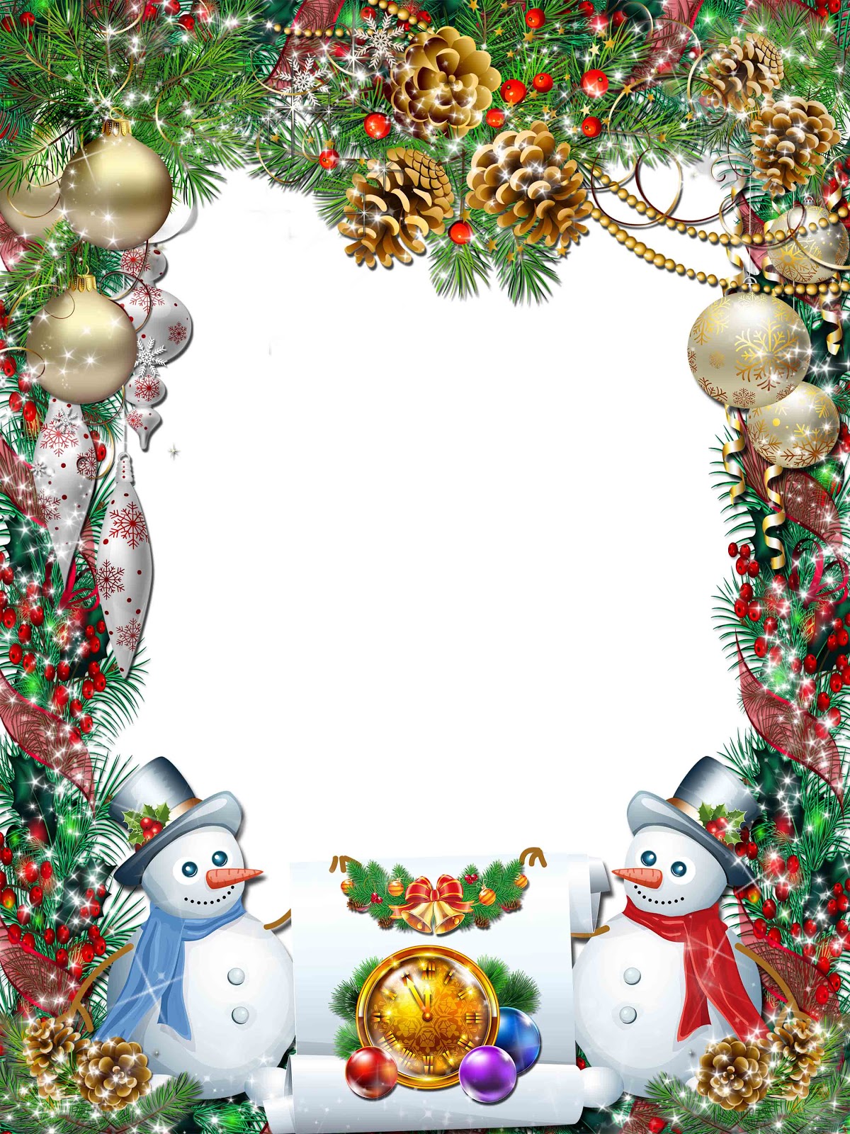 Xmas Frame Transparent PNG Pictures - Free Icons and PNG Backgrounds
