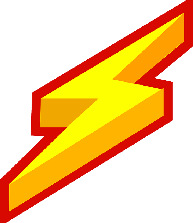 Yellow lightning bolt png 34126 Free Icons and PNG Backgrounds