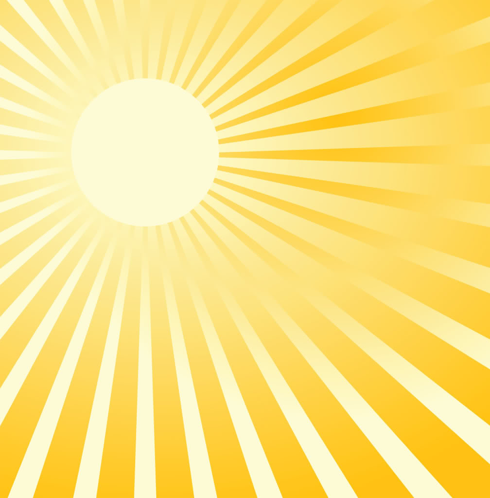 yellow sun rays 14
