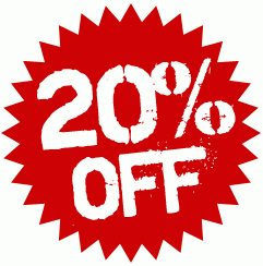 Sale, Promo, Percent, 20% Off Png PNG images