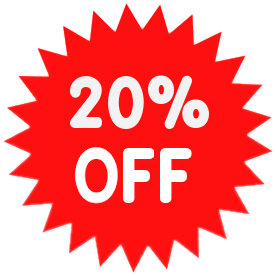 Sale, Promo, Percent, 20% Off Png PNG images