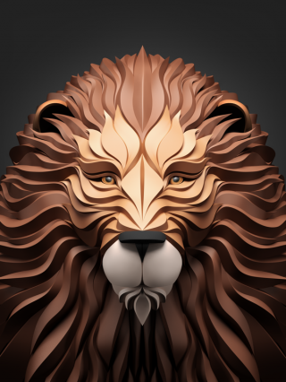 Lion 3d Animal Png PNG images