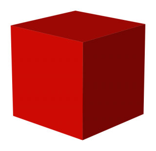 red cube