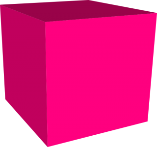 Pink Cube 3d Background PNG images