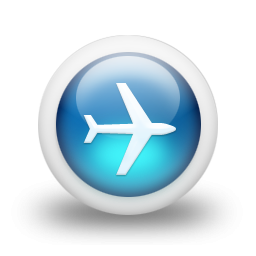 Glossy 3d Blue Plane Icon | Clean 3D Iconset | Mysitemywaym PNG images
