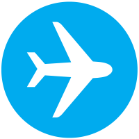 Plane Icon AWT Travel Blue Icons SoftIconsm PNG images