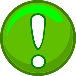 Green Alert Icon Clip Art PNG images