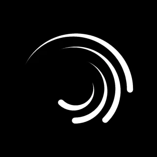 Black And White Motion Logo Transparent Icon PNG images