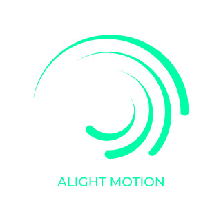 White Transparent Alight Motion Swirl Logo Png PNG images
