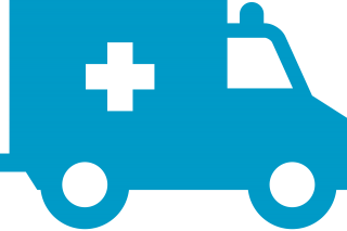Blue Ambulance Icon PNG images