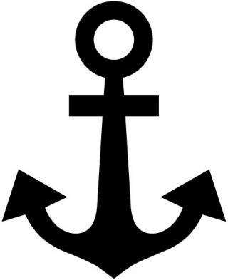 Black Anchor Icon PNG images