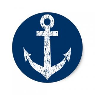 Blue Anchor Icon PNG images