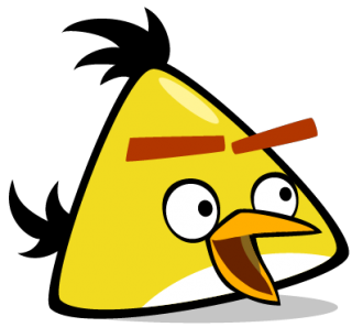 Yellow Angry Birds Stella PNG images