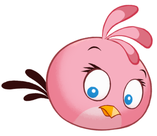 Pink Angry Birds Girl PNG images