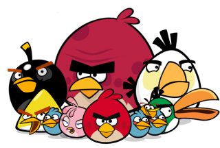 angry birds background without birds