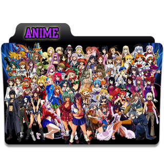 Anime Folder Icon, Transparent Anime  Images & Vector -  FreeIconsPNG