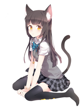 Anime girl PNG transparent image download, size: 730x1094px