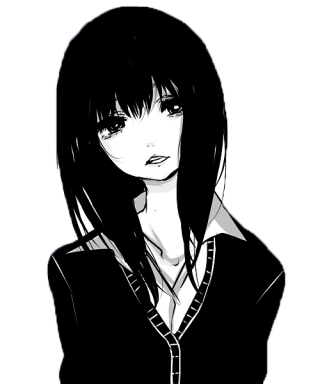 Black Anime Girl Png PNG images