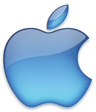 Blue Apple Logo Icon PNG images