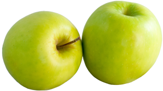 Two Apple Fruits Green Transparent Png PNG images