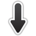 Black Arrow Down Icon Png PNG images