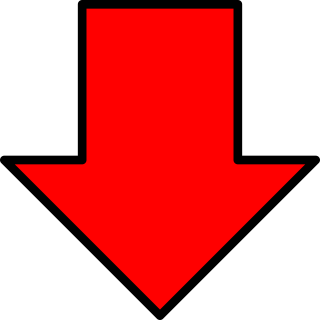 Red Arrow Down Icon Png PNG images