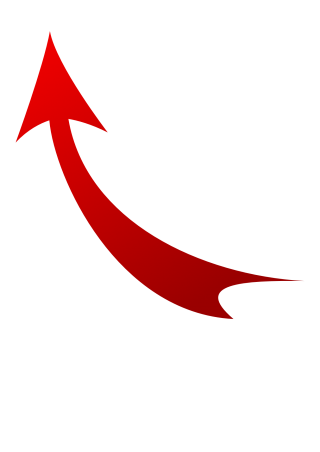 Curved Up Arrow Png PNG images