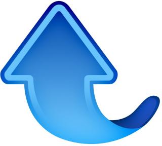 Blue Arrow Up Icon PNG images