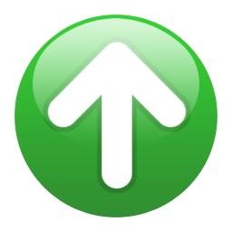 Geen Circle Arrow Up Icon PNG images