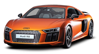 HD Orange Audi R8 Car PNG PNG images