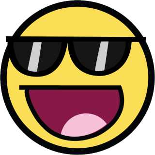 Awesome Face Meme Vector Art & Graphics