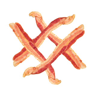 Plate Of Bacon Png Pic PNG images