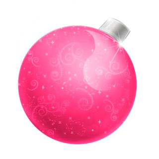 Pink Christmas Ball Png PNG images