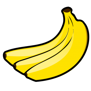 banana PNG picture transparent image download, size: 1388x895px