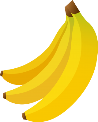 Banana vector transparent PNG - Similar PNG