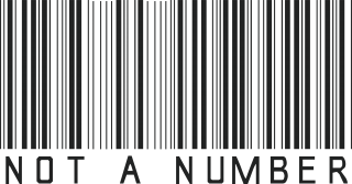 Barcode NOT A NUMBER Png PNG images