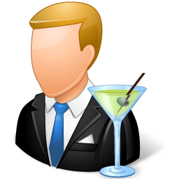 Vector Icon Bartender PNG images