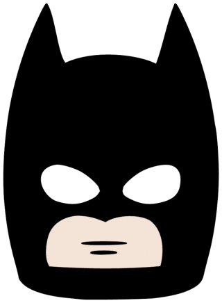 Cartoon Batman Mask Png PNG images
